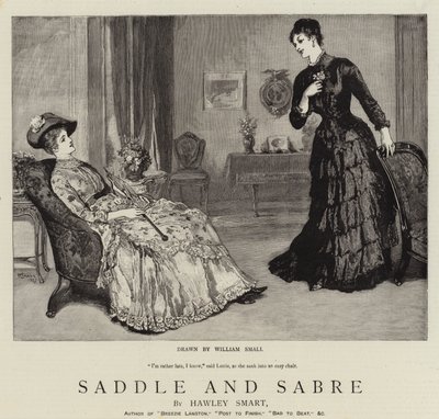 Silla de montar y sable de William Small